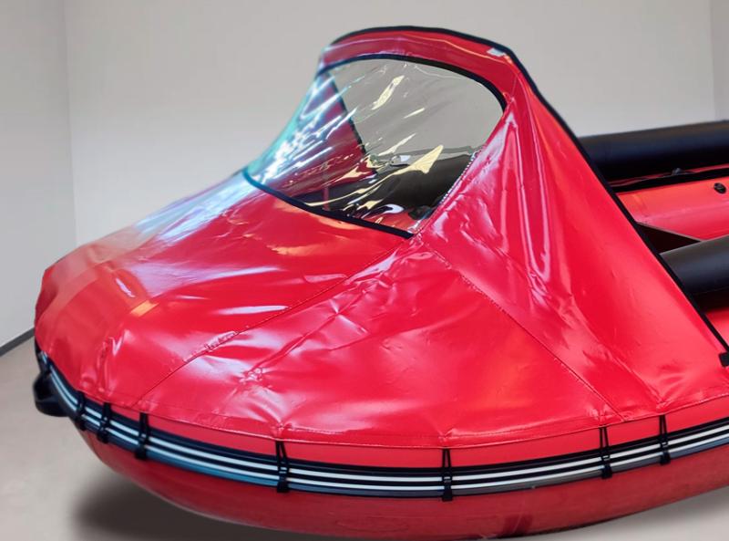 Разметка и установка носового тента