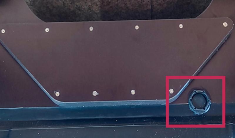 Установка сливного клапана/сливной пробки