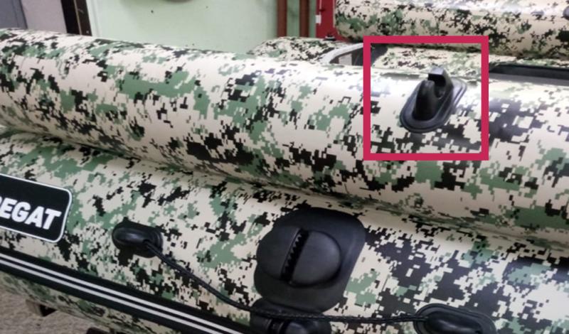 Установка дополнительного литого держателя весла